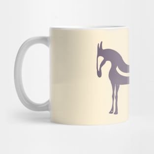 The Essence of a Horse (Beige and Mauve) Mug